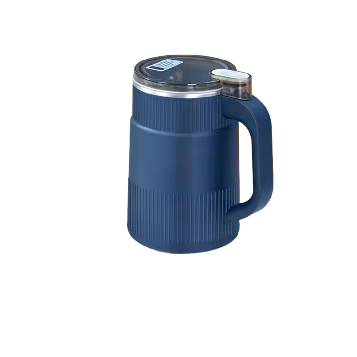 DLC 400W Coffee Grinder & Food Processor, navy blue mug-style stainless steel multi-mill