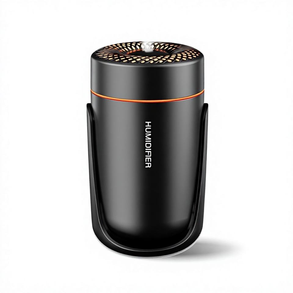 Rotary Color Humidifier black