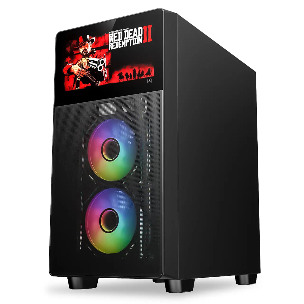 SAMA 4367 V Play ATX Pc Case with 8 Inch Led Screen,3 PWM Argb Fans Pre-Installed PC Case - Black SAMA 4367 V Play ATX Pc Case with 8 Inch Led Screen,3 PWM Argb Fans Pre-Installed PC Case - Black