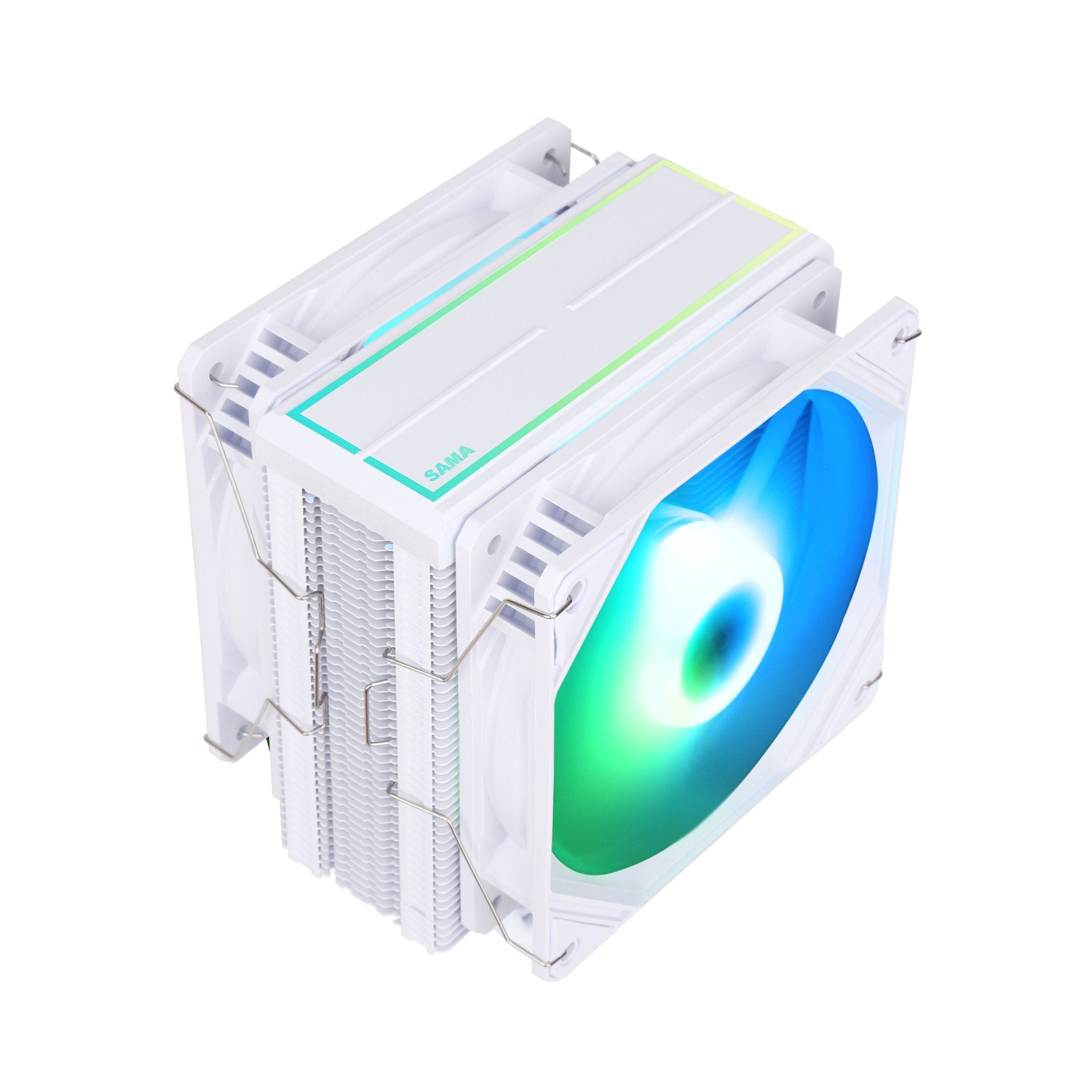 SAMA KA600D Air Fan CPU Cooler RGB Intel LGA - White SAMA KA600D Air Fan CPU Cooler RGB Intel LGA - White