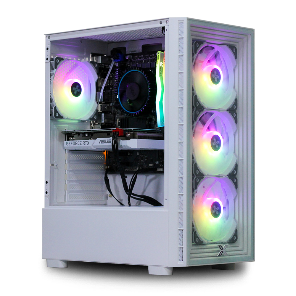 [Pre-Built] White Mid-Range Gaming PC with WIFI - RTX 3060 - Intel i5-12400F - 16GB RAM - 512GB M.2 SSD