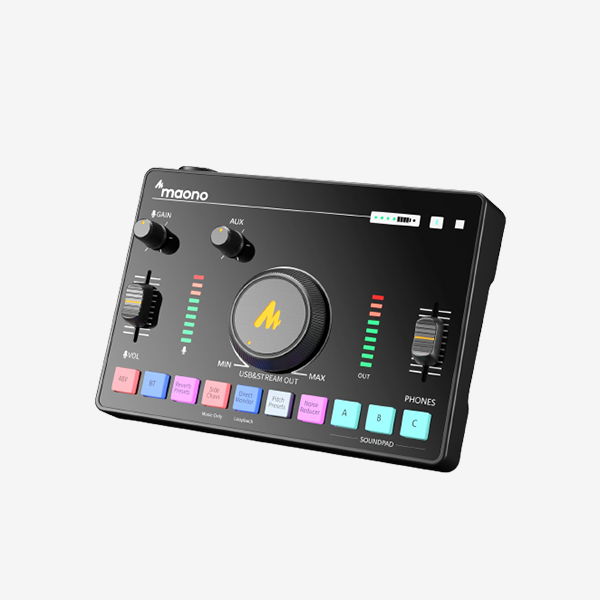 Maonocaster AMC2 NEO One-Stop Streaming Audio Mixer & Sound Card - Black Maonocaster AMC2 NEO One-Stop Streaming Audio Mixer & Sound Card - Black