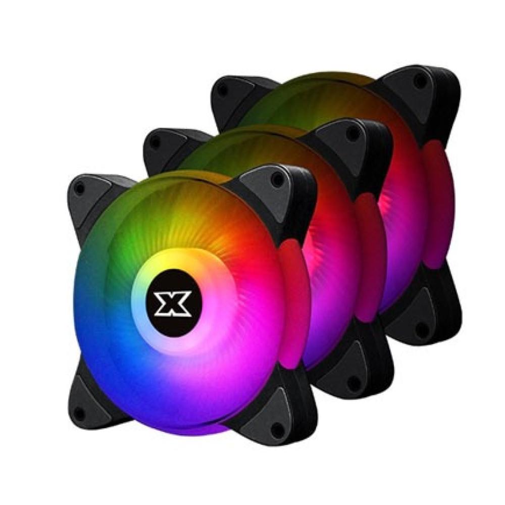 Xigmatek Galaxy III Essential BX120 120mm ARGB 3 Fan Kit - Black Xigmatek Galaxy III Essential BX120 120mm ARGB 3 Fan Kit - Black