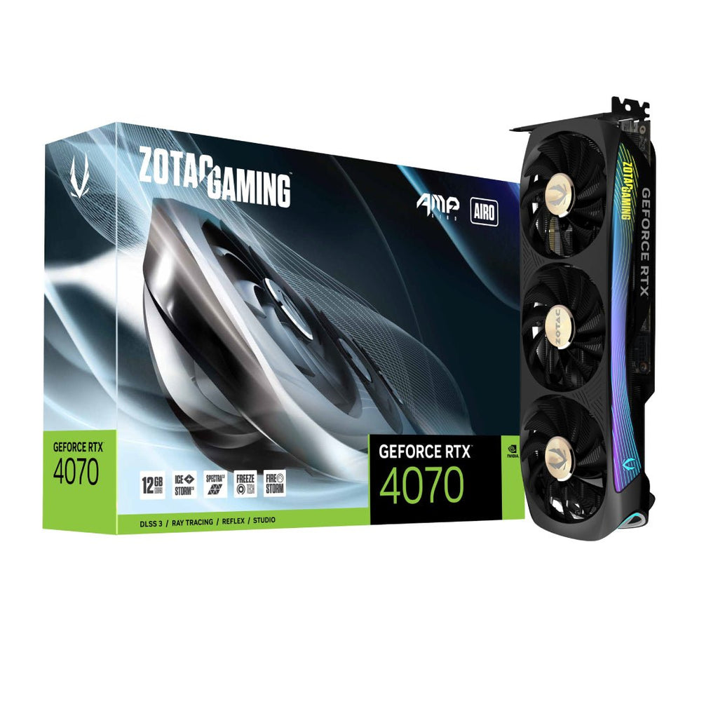 Zotac Gaming GeForce RTX 4070 AMP AIRO 12GB GDDR6X Graphics Card