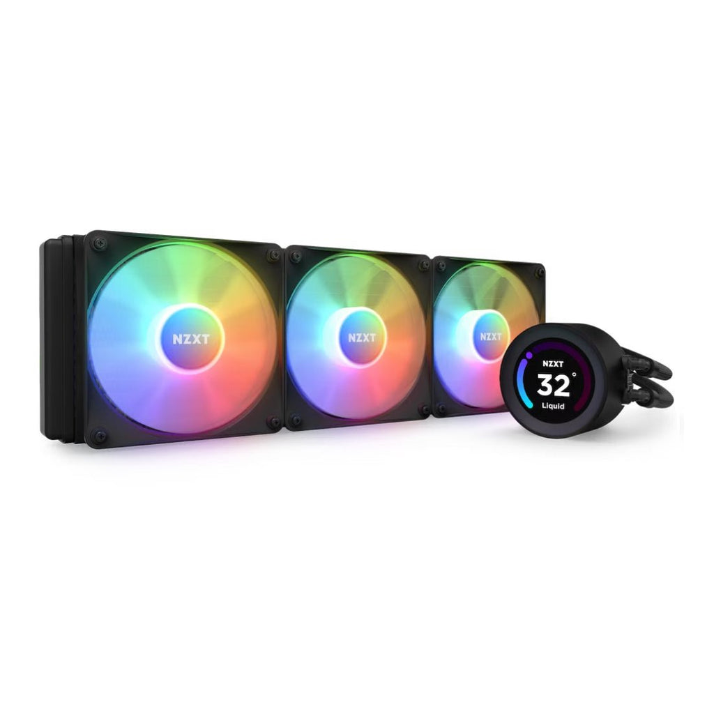 NXZT Kraken Elite 360mm RGB AIO Liquid Cooler LCD - Black