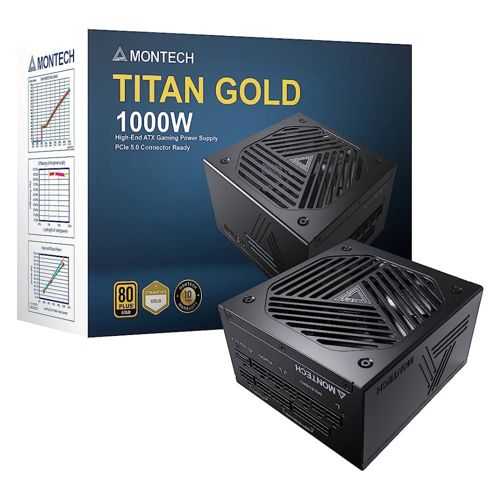 Montech Titan 1000W 80+ Gold ATX Fully Modular Power Supply