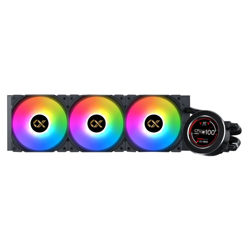 Xigmatek Frozr-O II 360mm AIO CPU Liquid Cooler -LCD screen- Black