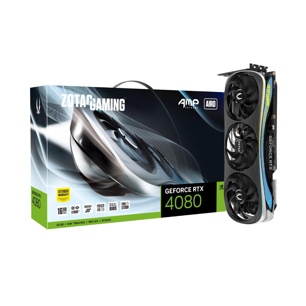 Zotac Gaming GeForce RTX 4080 AMP Extreme AIRO 16GB GDDR6X Graphics Card