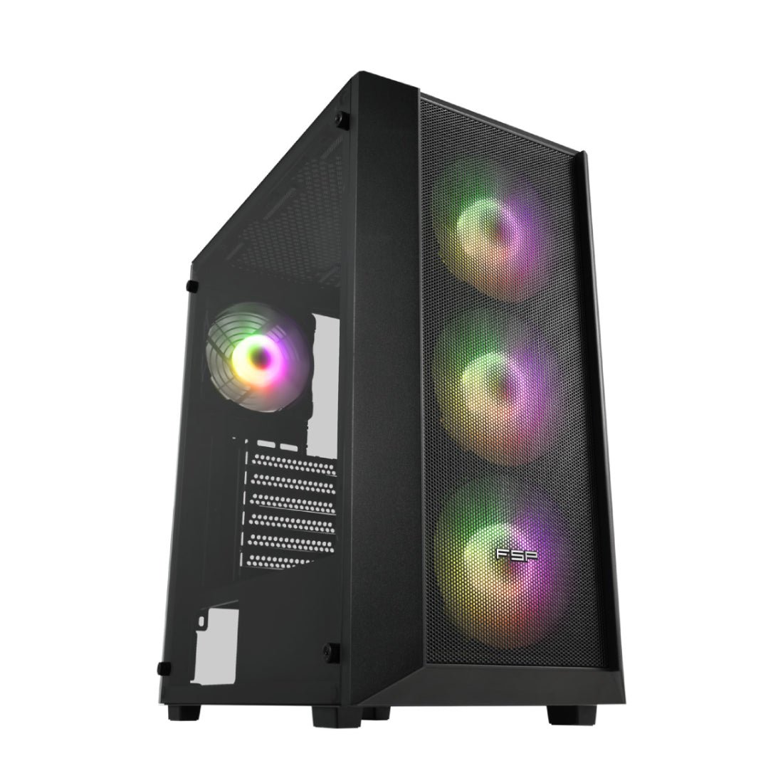 FSP CMT218 ATX Mid Tower Case - Black FSP CMT218 ATX Mid Tower Case - Black