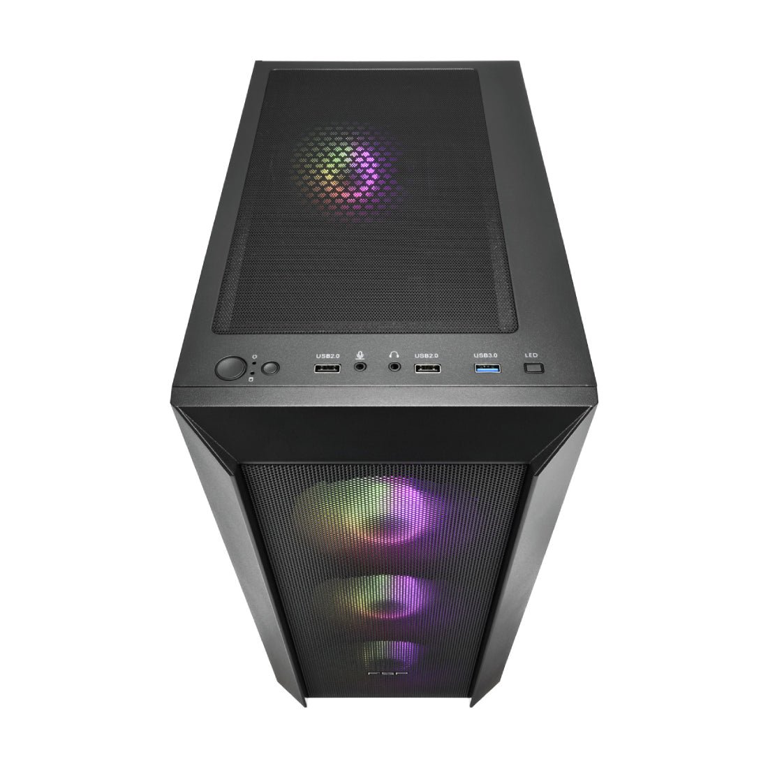 FSP CMT218 ATX Mid Tower Case - Black FSP CMT218 ATX Mid Tower Case - Black