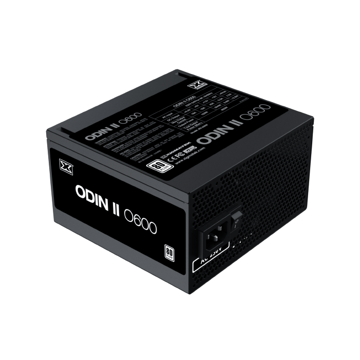 Xigmatek Odin II 600W 80 Plus Ultra-Efficiency ATX Power Supply - Black