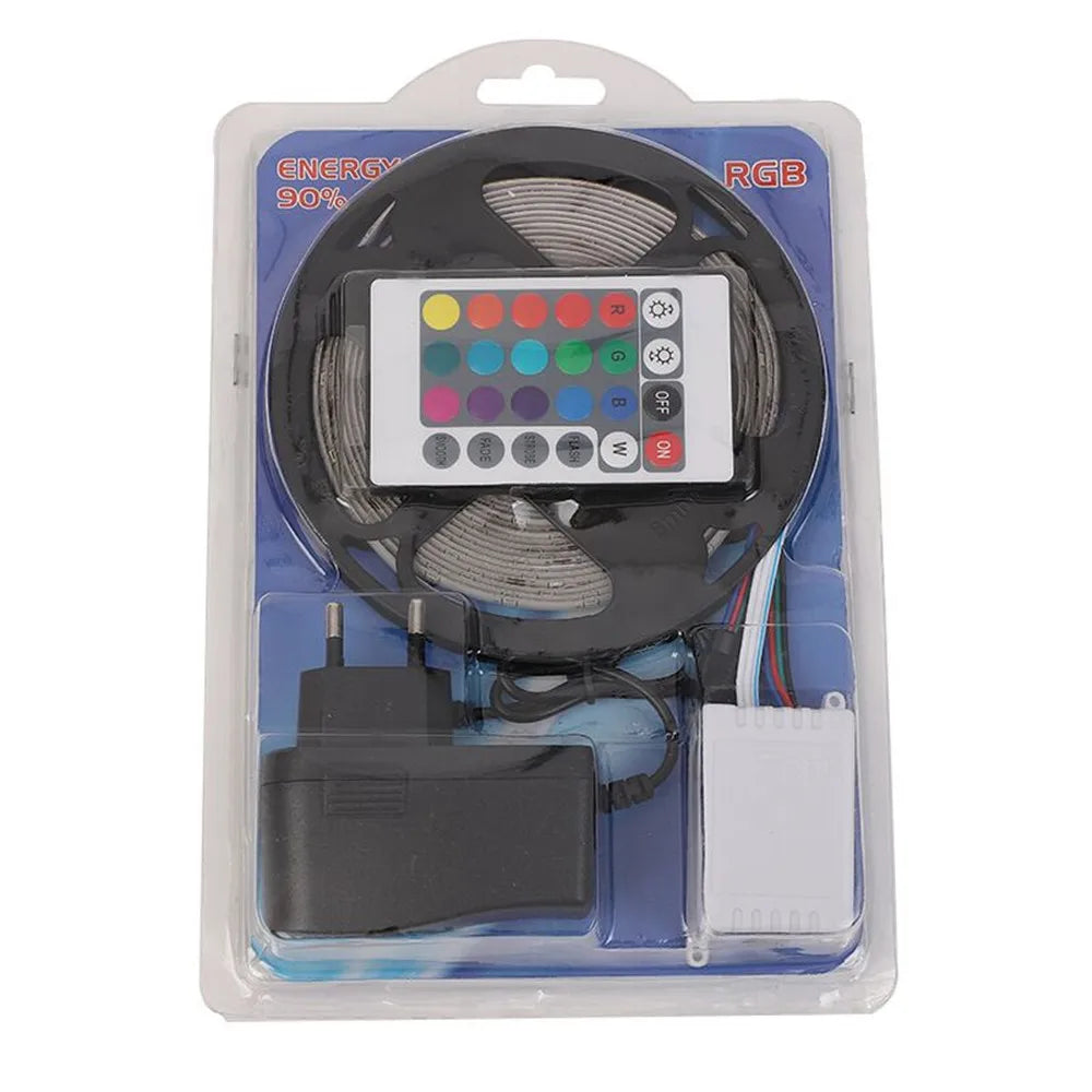 RGB LED LIGHT STRIP WITH REMOTE CONTROL LD001