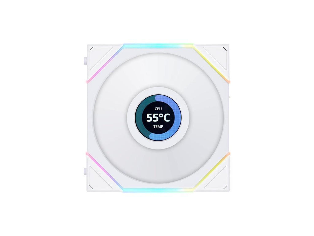 Lian Li UNI FAN TL LCD 120 3Pcs with Controller-White