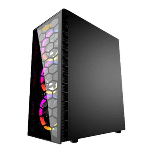 Twisted Minds Killstreak-03 Mid Tempered Glass Mid Tower Gaming Case - Black Twisted Minds Killstreak-03 Mid Tempered Glass Mid Tower Gaming Case - Black