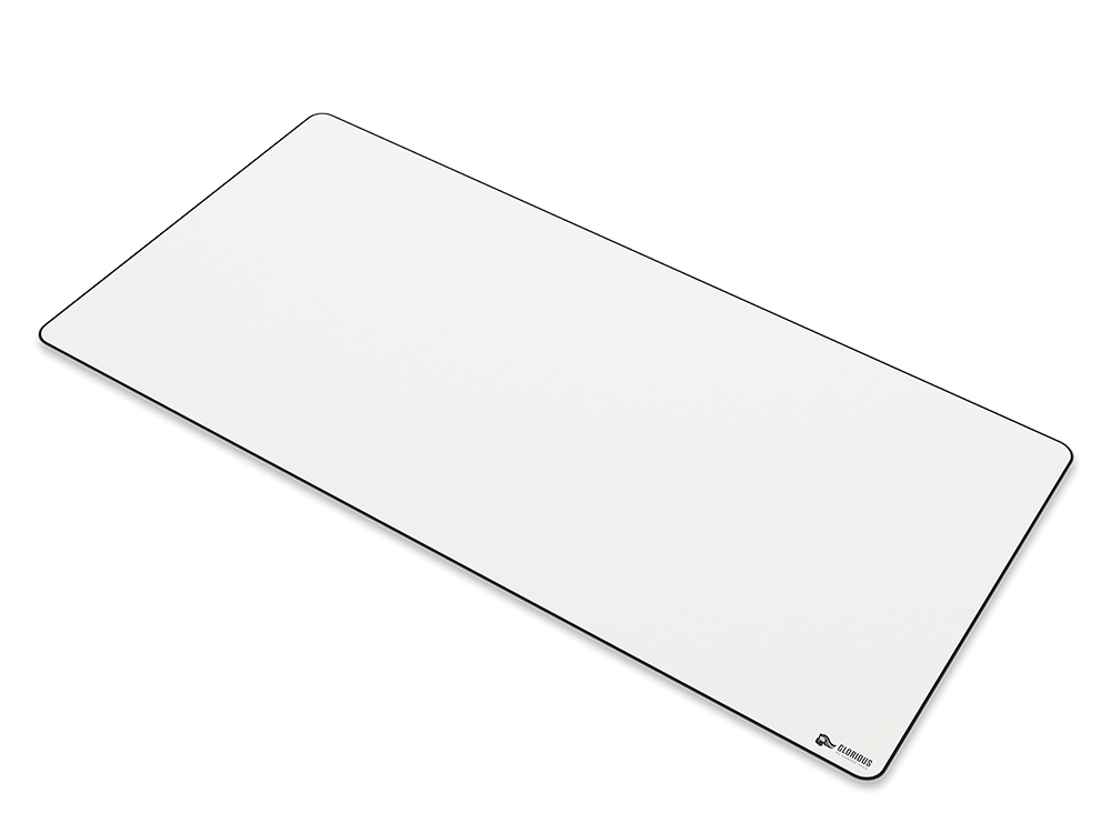 Glorious XXL Extended Gaming Mouse Pad - 18"x36" - White  Edition