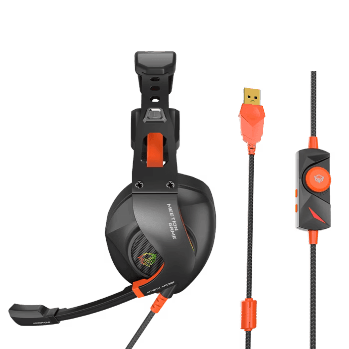 Meetion RGB Backlit Gaming Headset HP099 - Black Meetion RGB Backlit Gaming Headset HP099 - Black