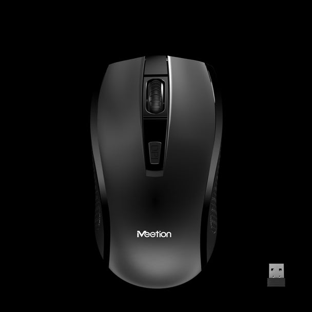 Meetion 2.4 GHz Wireless Keyboard, Mouse Combo C4120 Little Arabic - Black Meetion 2.4 GHz Wireless Keyboard, Mouse Combo C4120 Little Arabic - Black