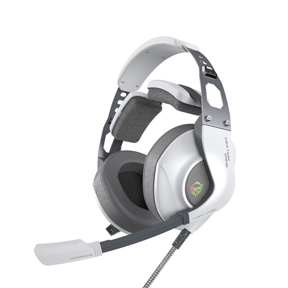 Meetion RGB Backlit Gaming Headset HP099 - White Meetion RGB Backlit Gaming Headset HP099 - White