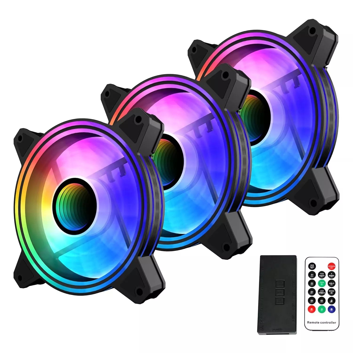 Sama 6CF120I ARGB Three Fan Kit - Black Sama 6CF120I ARGB Three Fan Kit - Black