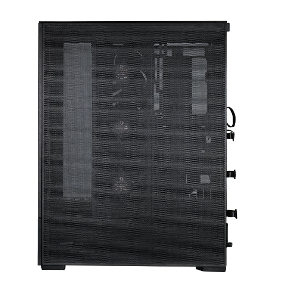 LIAN LI SUP01 Black Steel / Tempered Glass ATX Mid Tower Computer Case - Black LIAN LI SUP01 Black Steel / Tempered Glass ATX Mid Tower Computer Case - Black