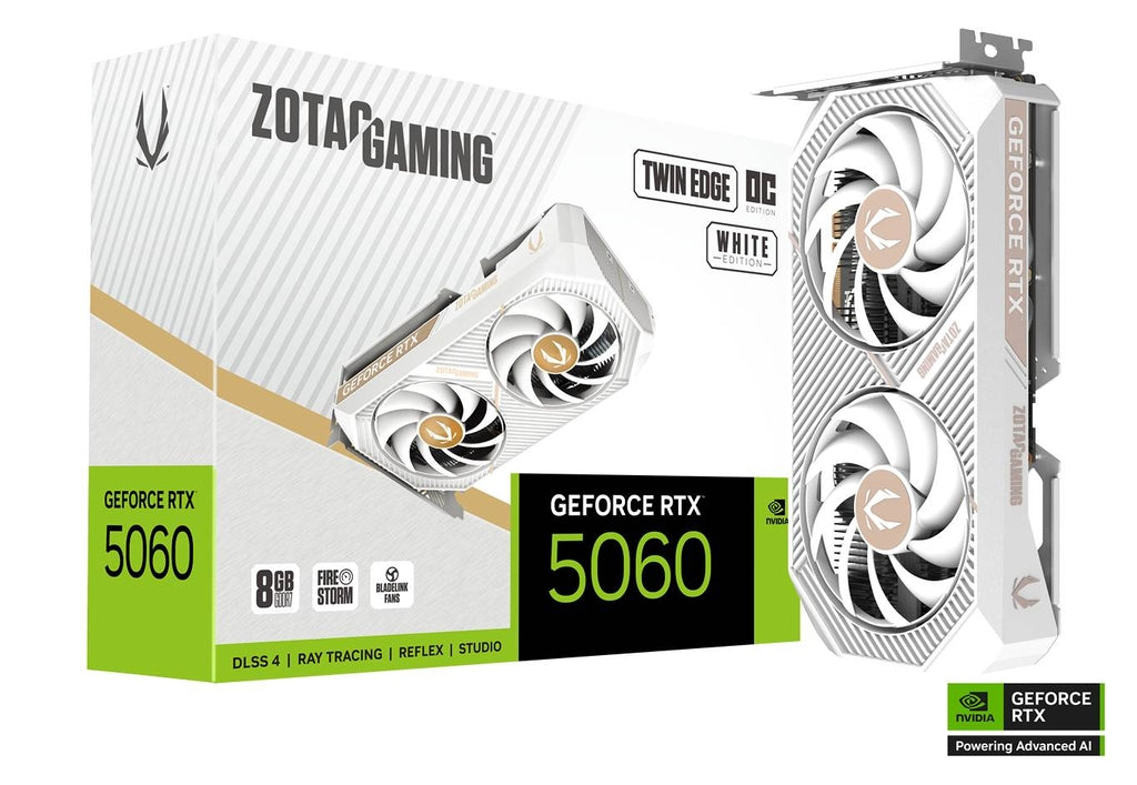 ZOTAC GAMING GeForce RTX 5060 Twin Edge OC Graphics card - White