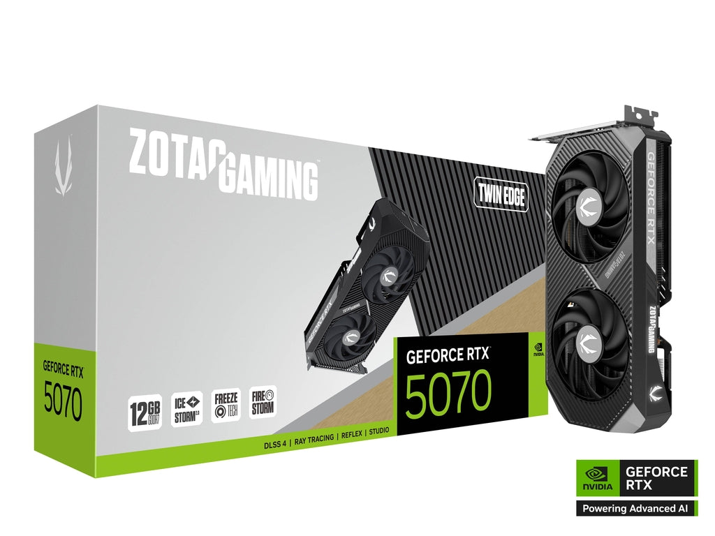 Zotac Gaming GeForce RTX 5070 Twin Edge OC 12GB GDDR7 Graphics Card
