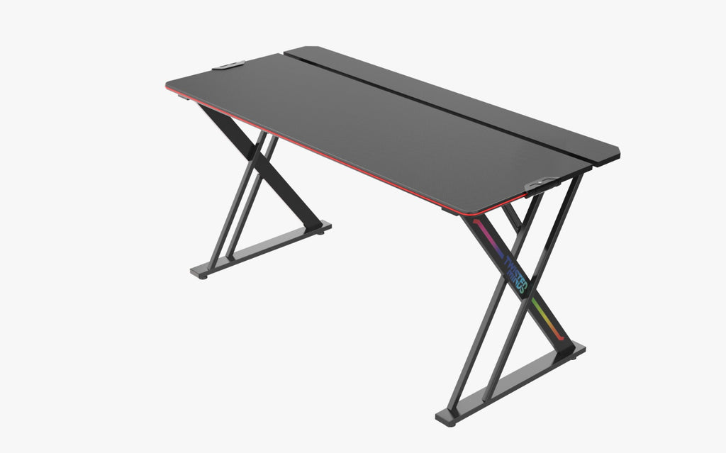 Twisted Minds X Shaped RGB Gaming Desk