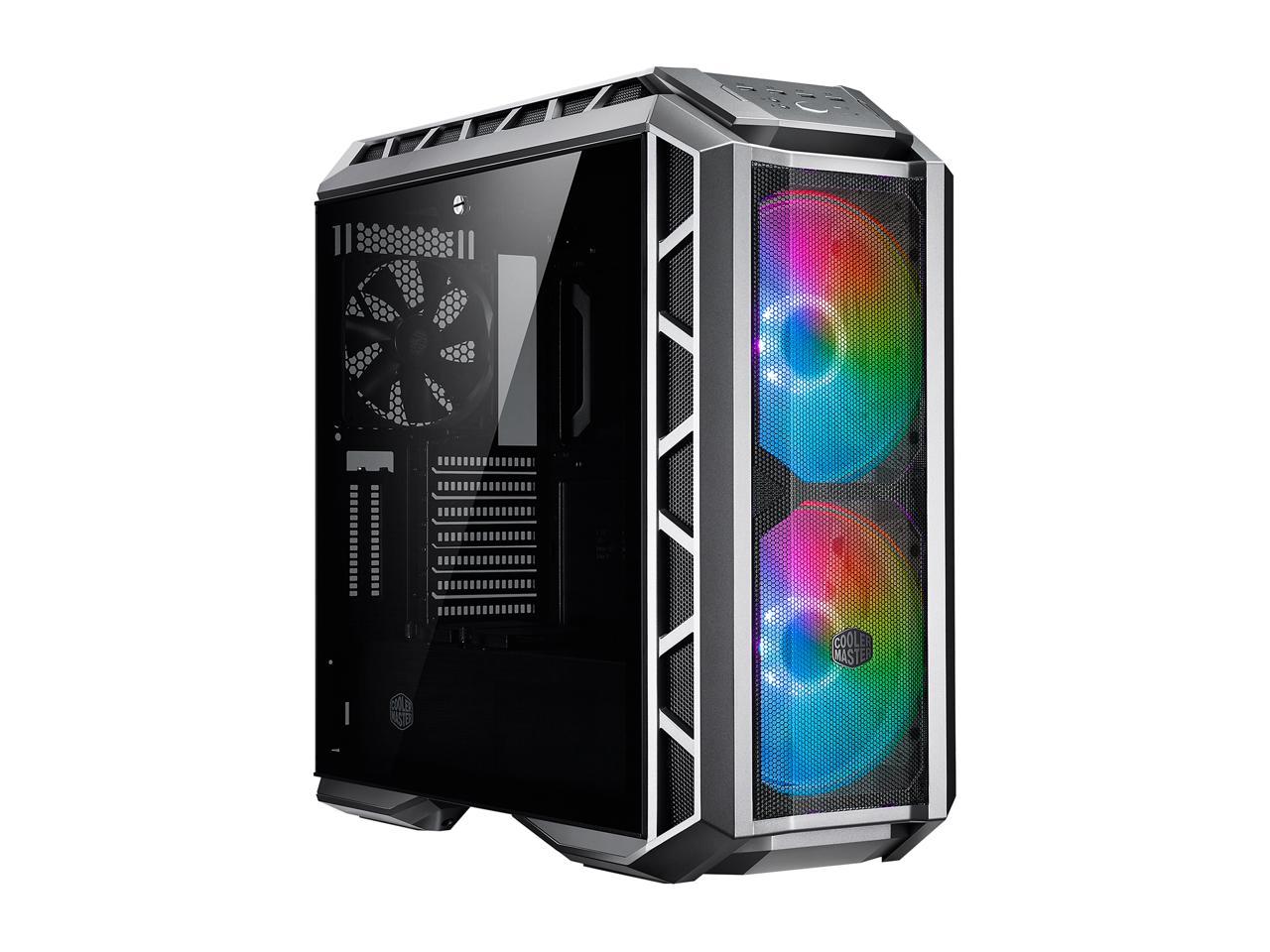Cooler Master MasterCase H500P Mesh Gun Metal Gray ARGB Airflow ATX Mid-Tower with Dual 200mm ARGB Lighting Fans Cooler Master MasterCase H500P Mesh Gun Metal Gray ARGB Airflow ATX Mid-Tower with Dual 200mm ARGB Lighting Fans