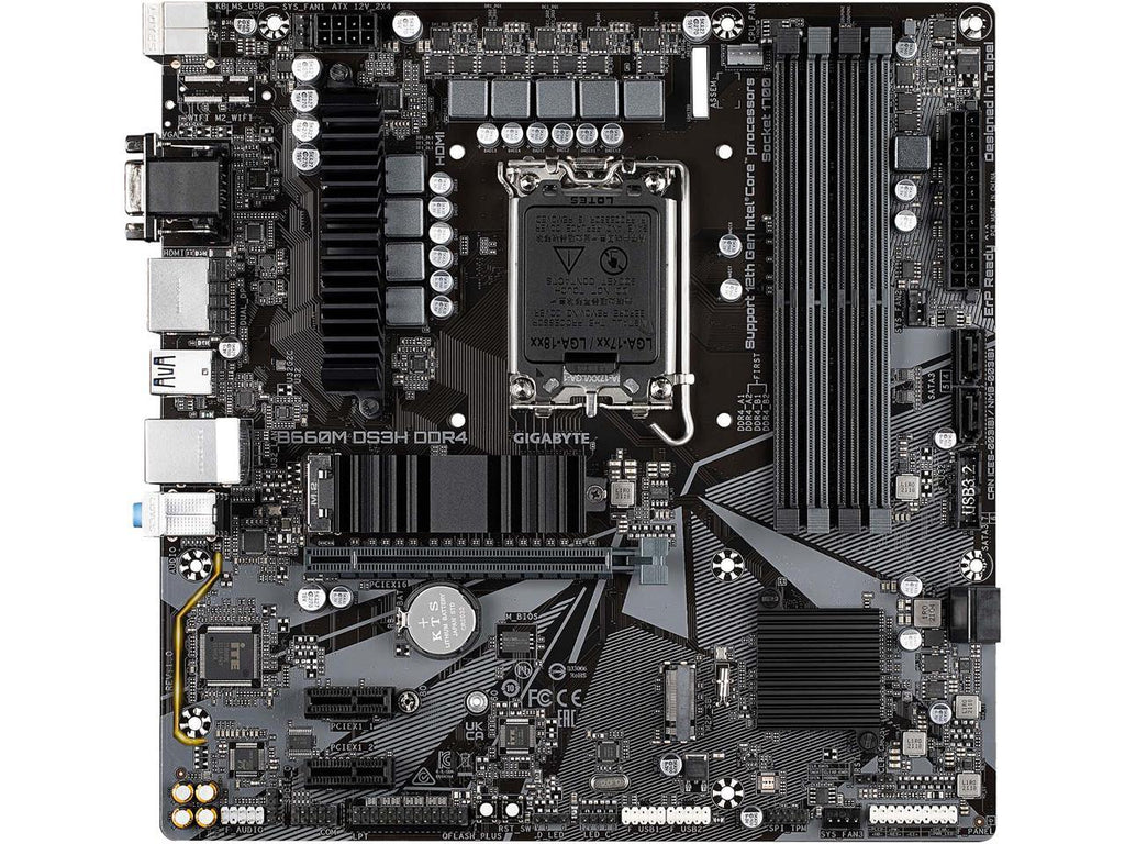 GIGABYTE B660M DS3H AX WIFI DDR4 B660 Intel LGA 1700 M-ATX Motherboard