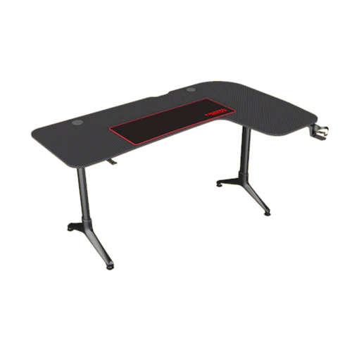 Twisted Minds L Shaped Gaming Desk Carbon fiber texture - Right