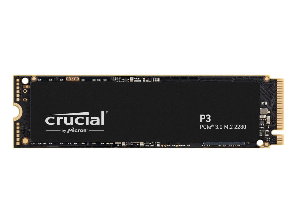 Crucial P3 500GB PCIe 3.0 3D NAND NVMe M.2 SSD, up to 3500MB/s