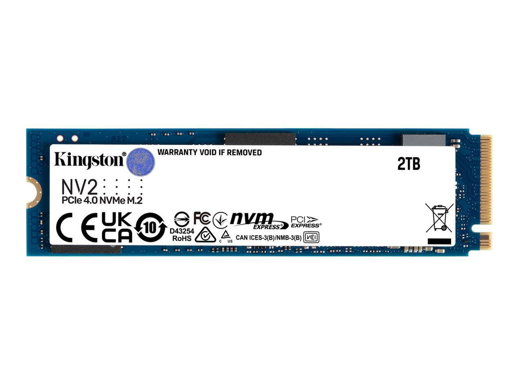 Kingston NV2 2TB M.2 2280 NVMe PCIe Internal SSD Up to 3500 MB/s