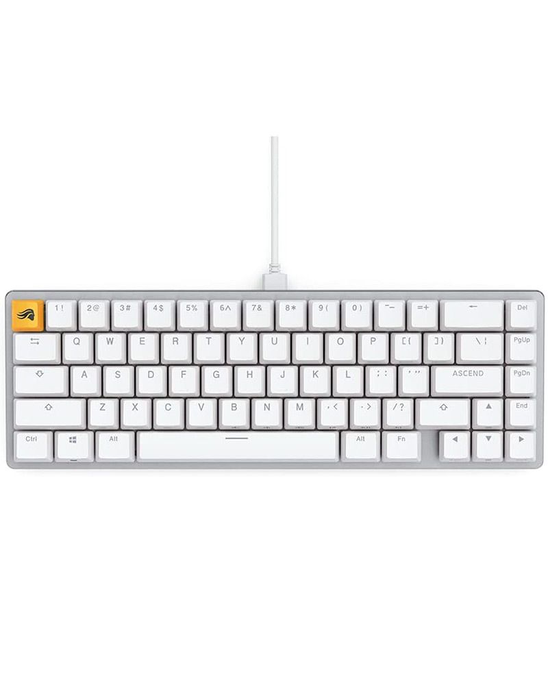 Glorious GMMK2 65% Pre-Built ANSI Arabic mechanical Keyboard White RGB - احرف عربية Glorious GMMK2 65% Pre-Built ANSI Arabic mechanical Keyboard White RGB - احرف عربية
