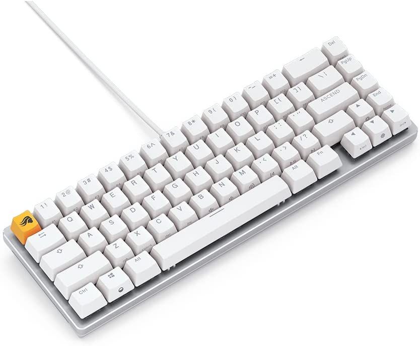 Glorious GMMK2 65% Pre-Built ANSI Arabic mechanical Keyboard White RGB - احرف عربية Glorious GMMK2 65% Pre-Built ANSI Arabic mechanical Keyboard White RGB - احرف عربية