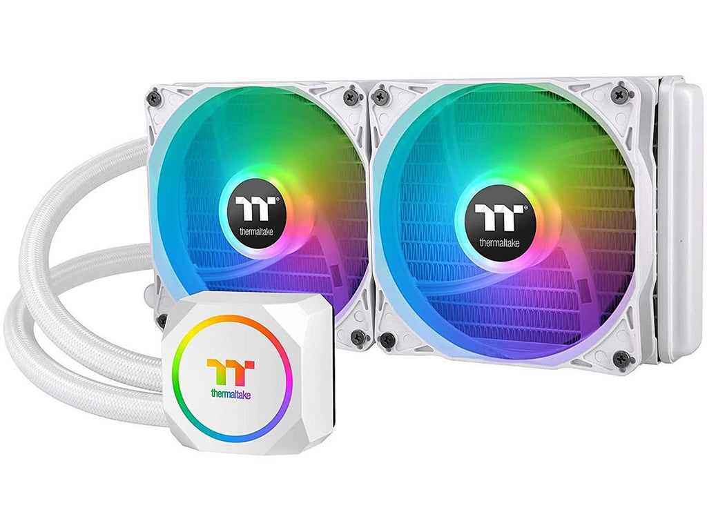 Thermaltake TH240 ARGB Sync Snow Edition AIO Liquid Cooler - White