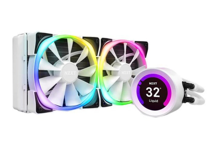 NZXT Kraken Z53 240mm Liquid Cooler with LCD Display - White