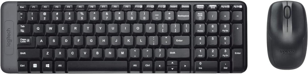 Logitech Mk220 Wireless Keyboard And Mouse Combo En/Ar - Black