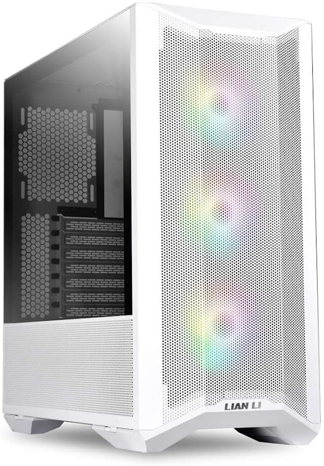 LIAN LI LANCOOL II MESH RGB Tempered Glass ATX Case - White