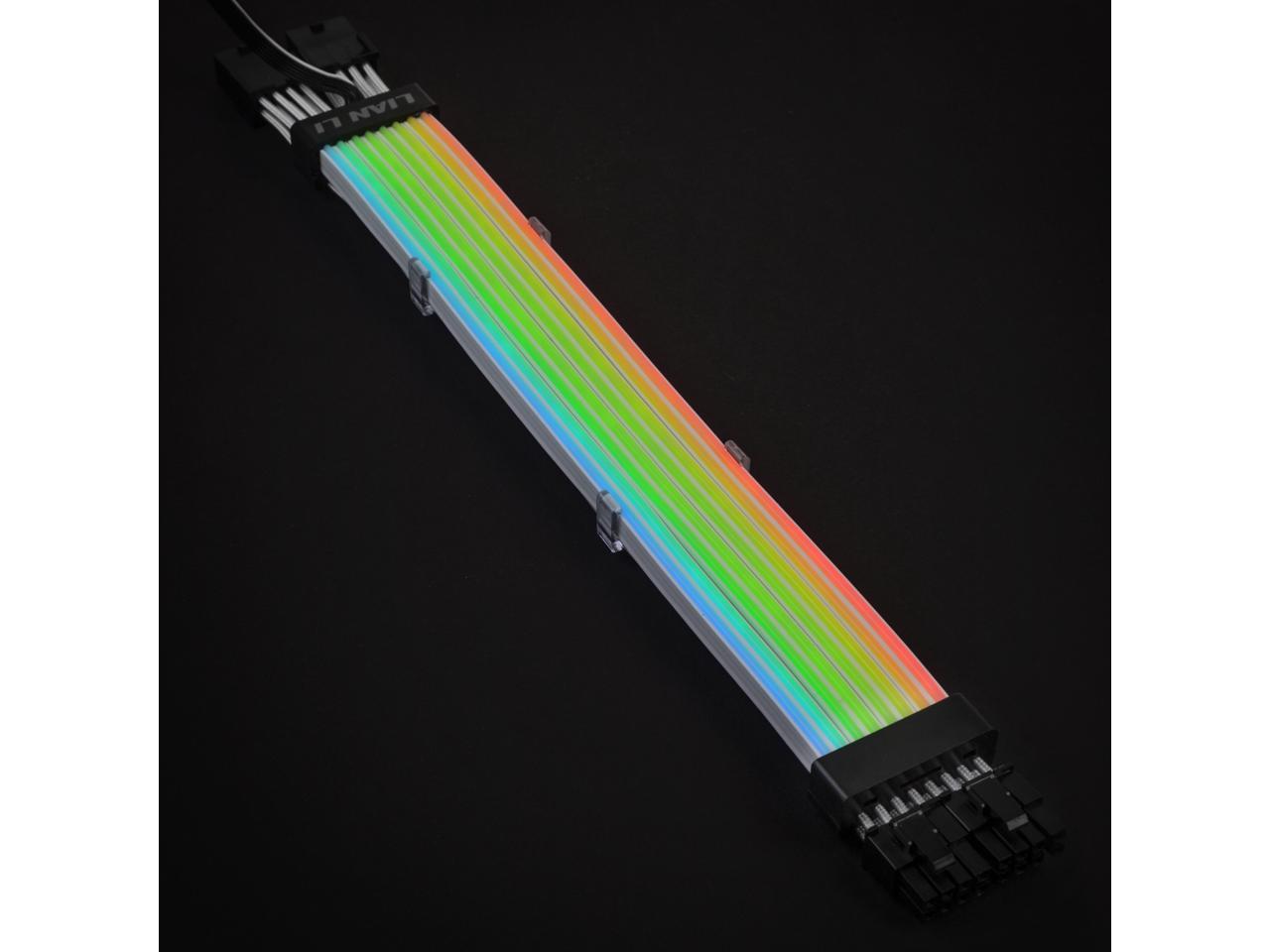 LIAN LI STRIMER PLUS V2 8 Pins Addressable RGB VGA Power Cable Extension - Strimer 8-pin LIAN LI STRIMER PLUS V2 8 Pins Addressable RGB VGA Power Cable Extension - Strimer 8-pin