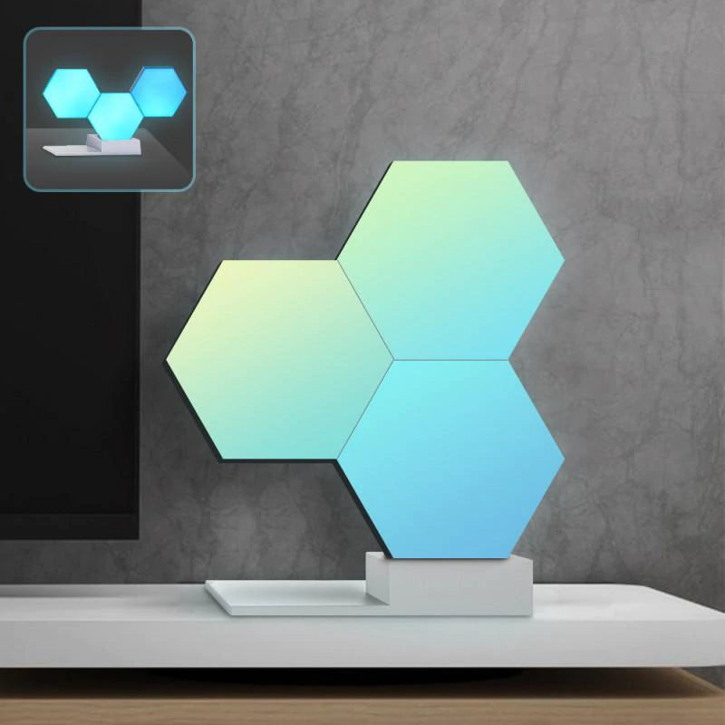 Lifesmart Cololight Pro - WiFi Color Changing LED Lights, 3 Panels + Base Lifesmart Cololight Pro - WiFi Color Changing LED Lights, 3 Panels + Base