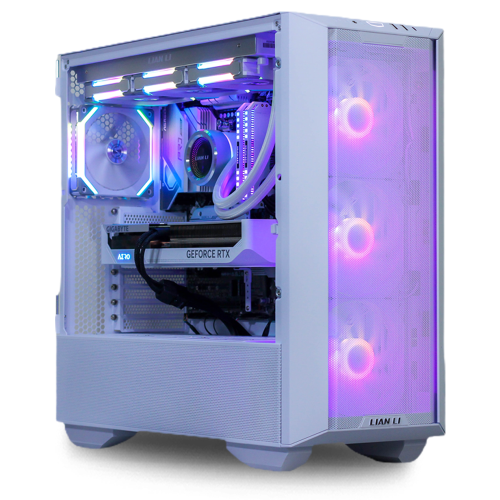 [Pre-Built] High-End White Gaming PC - Ryzen 5 7600X - RTX 4070 Ti - 32GB DDR5 RAM - 1TB M.2 NVMe