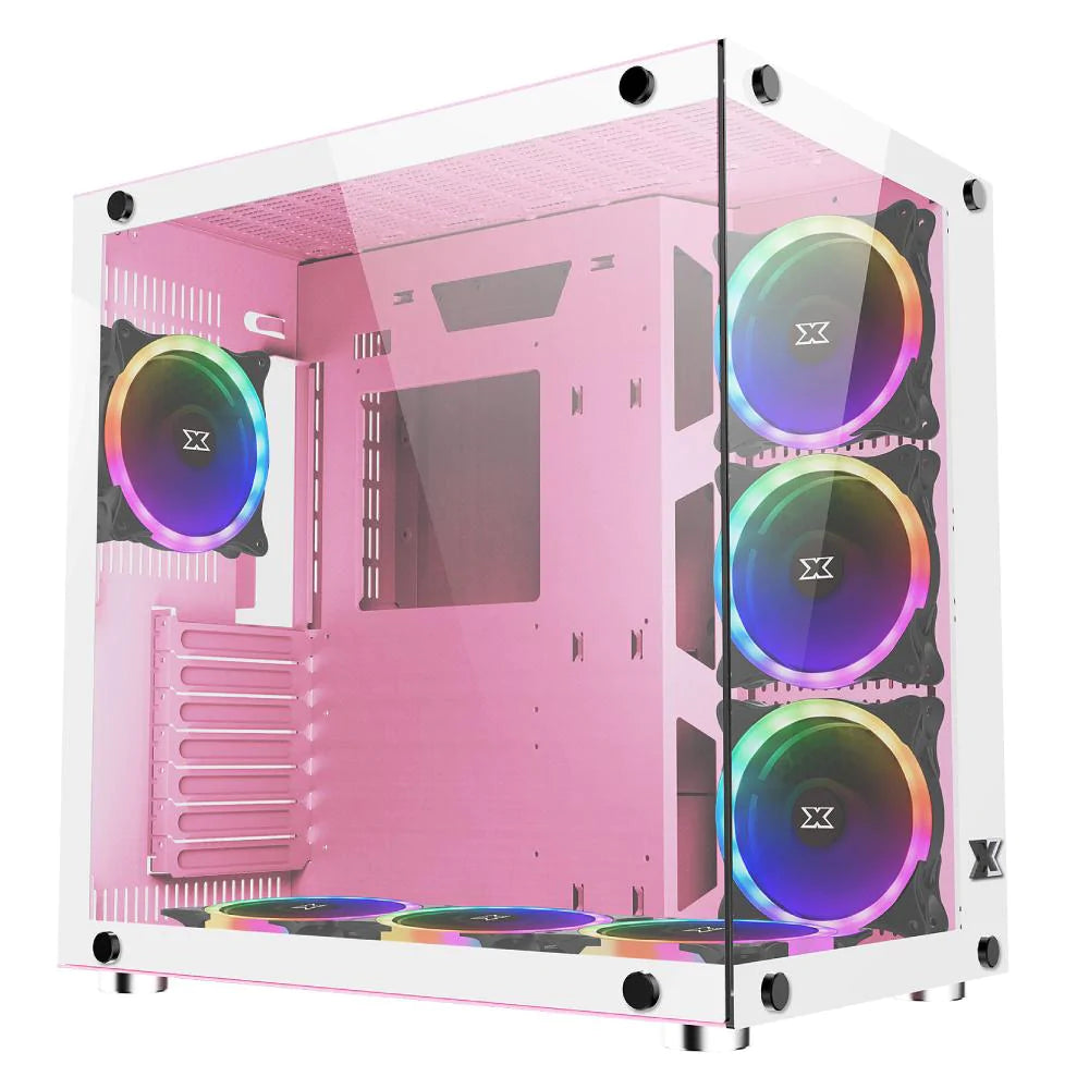 Xigmatek Aquarius Plus Queen Mid Tower Case - Pink