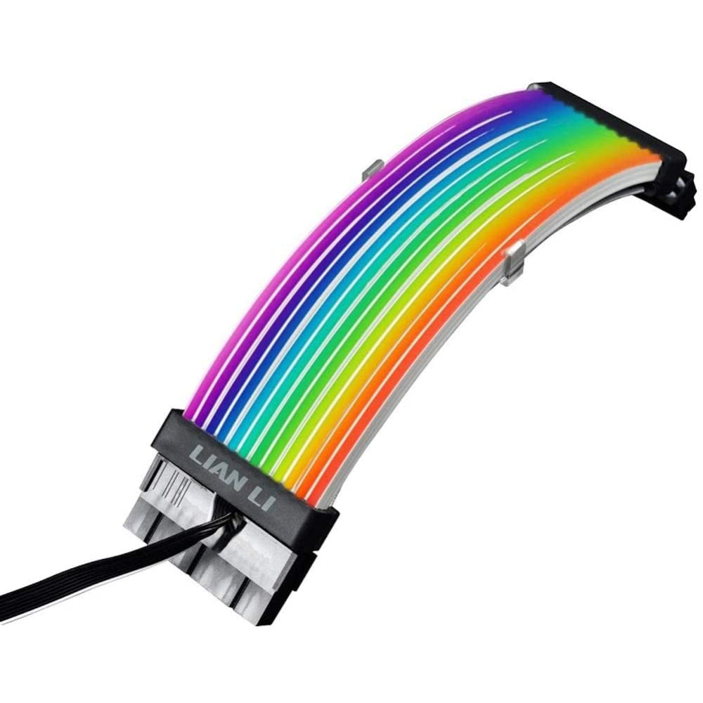 LIAN LI STRIMER PLUS V2 24 Pins Addressable RGB Power Extension Cable - Strimer 24-Pin LIAN LI STRIMER PLUS V2 24 Pins Addressable RGB Power Extension Cable - Strimer 24-Pin