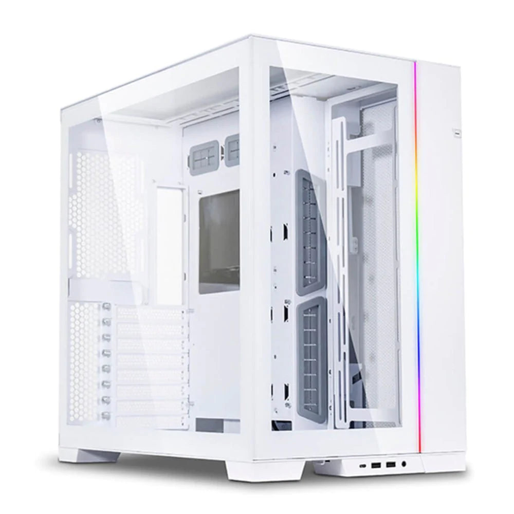Lian Li O11 Dynamic EVO E-ATX Mid Tower Case - White Lian Li O11 Dynamic EVO E-ATX Mid Tower Case - White