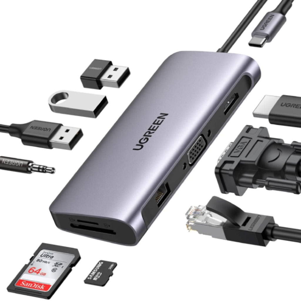 Ugreen USB-C 10 in 1 Multifunctional Adapter