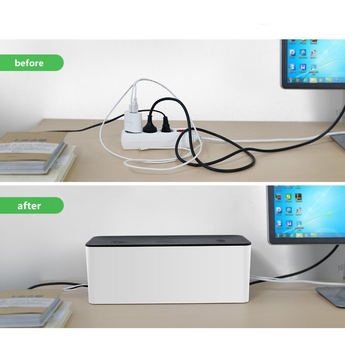 UGreen Universal Cable Management Box - S UGreen Universal Cable Management Box - S