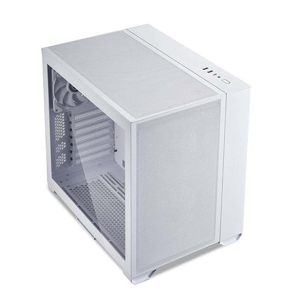 Lian Li O11 Dynamic Mini Air tempered glass Gaming Computer Case - White Lian Li O11 Dynamic Mini Air tempered glass Gaming Computer Case - White