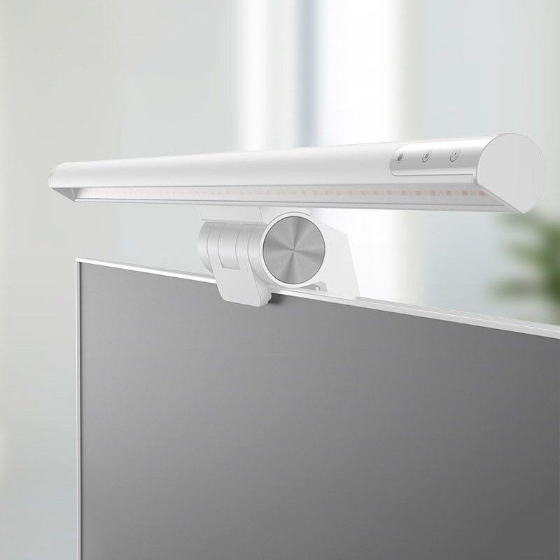 Baseus Computer Monitor Light Bar - USB Powered LED Computer Light, Adjustable Brightness and Color Temperature (White)