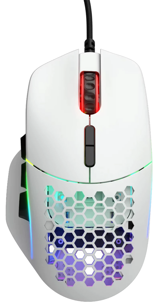 Glorious Gaming Model I Mouse - RGB 69g Superlight Mouse Honeycomb - Matte White