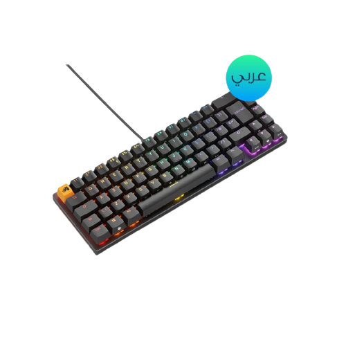 Glorious GMMK2 65% Pre-Built ANSI Arabic mechanical Keyboard Black RGB - أحرف عربية